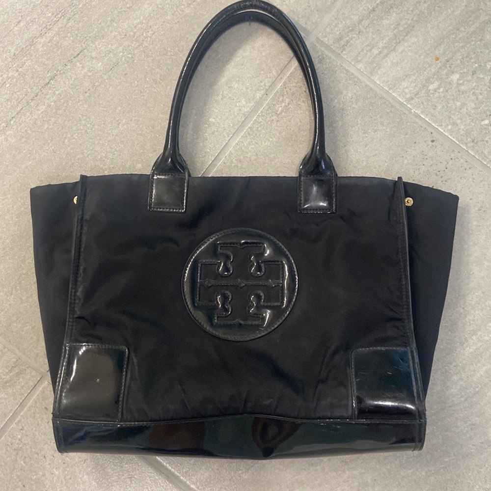Tory Burch Ella patent tote